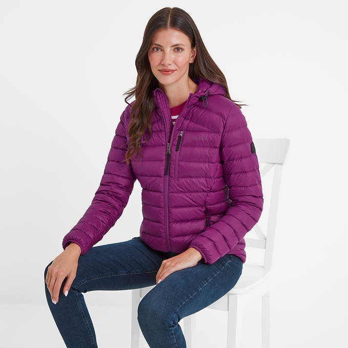 North RDS Womens Hooded Jacket - Purple Berry
