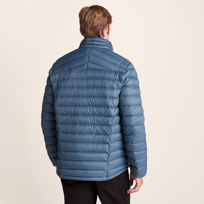North Mens Down Funnel Jacket - Arctic Blue