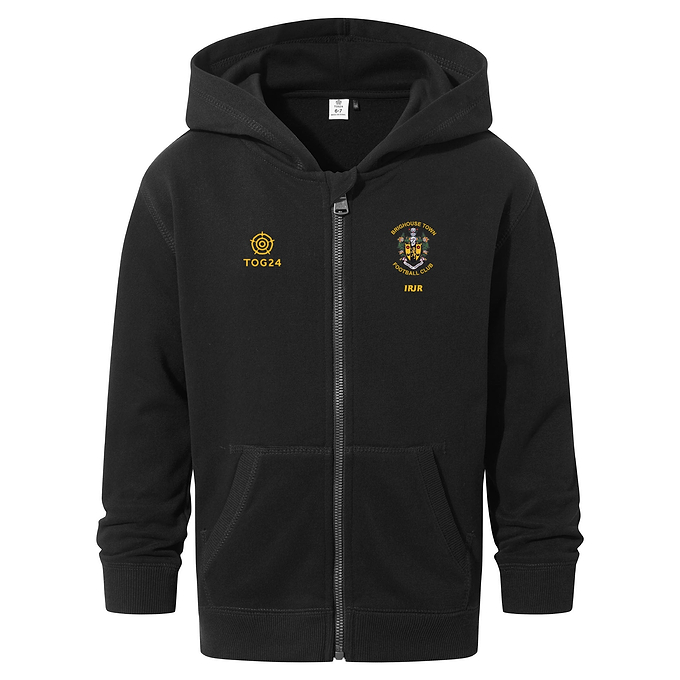 Brighouse Town FC Kids - Norwood Zip Hoody Black