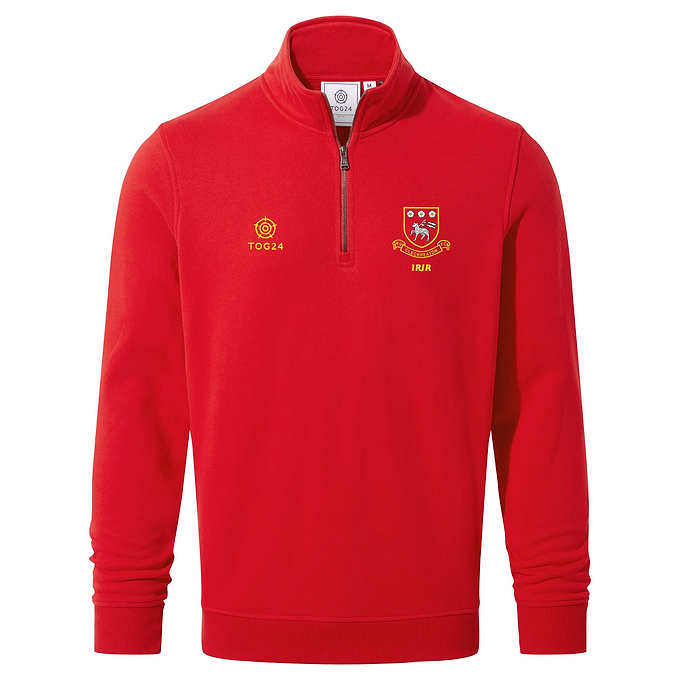 Cleckheaton RUFC Mens - Oakenshaw 1/4 Zip Neck Jalapeno Red