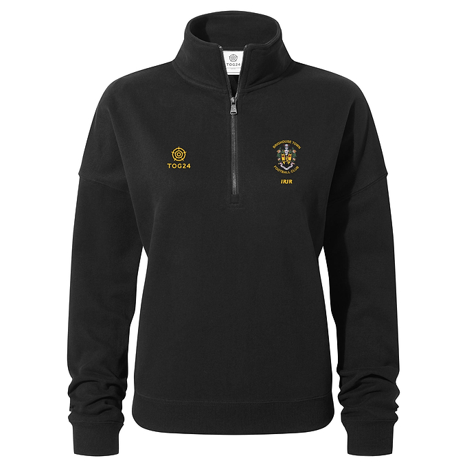 Brighouse Town FC Womens - Oakenshaw 1/4 Zip Neck Black