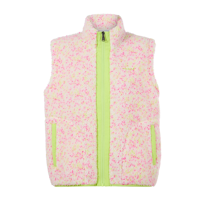 Olga Womens Thermal Sherpa Gilet - Vanilla Nep