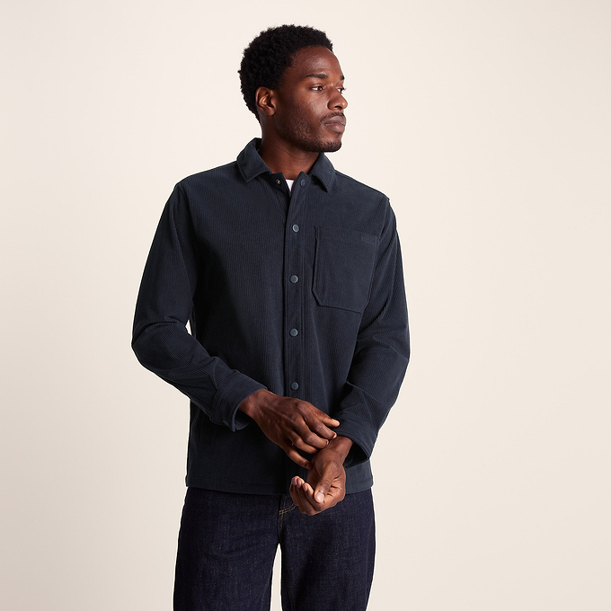 Olson Mens Shacket - Dark Indigo