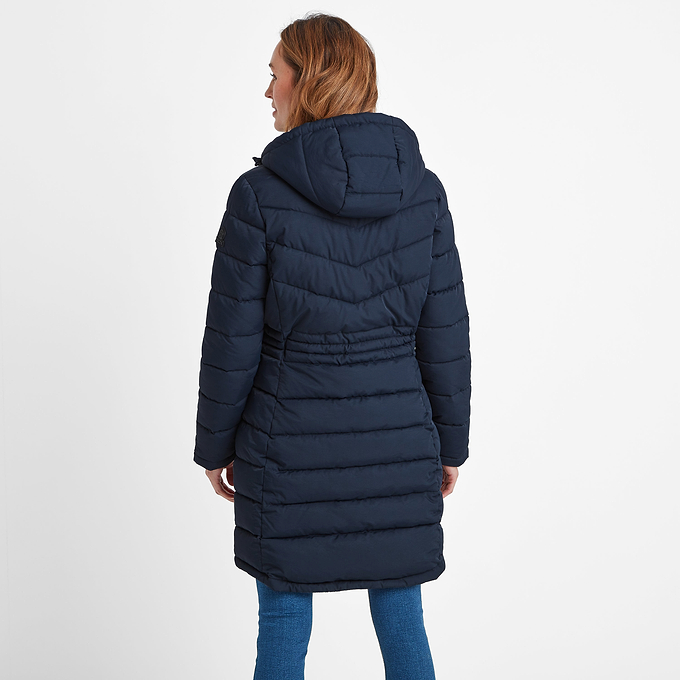 Orton Womens Padded Parka - Dark Indigo