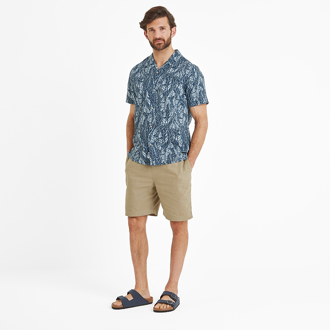 Otto Mens Shirt - Night Sea Print
