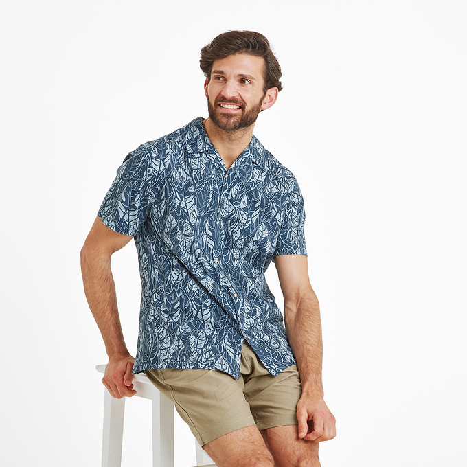 Otto Mens Shirt - Night Sea Print