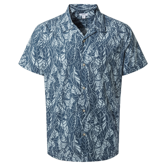 Otto Mens Shirt - Night Sea Print