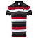 Oxenhope Polo Shirt Black/Red/White
