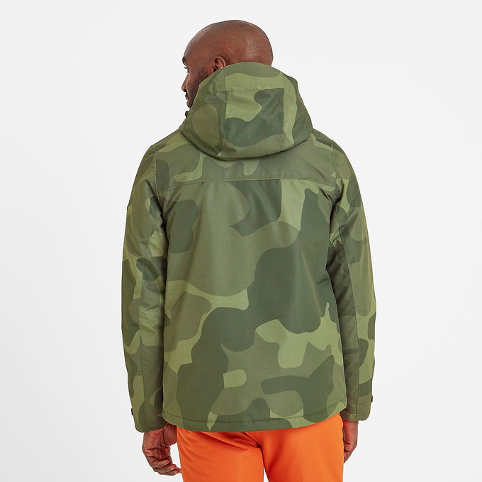 Palisade Mens Ski Jacket - Khaki Pixel Camo