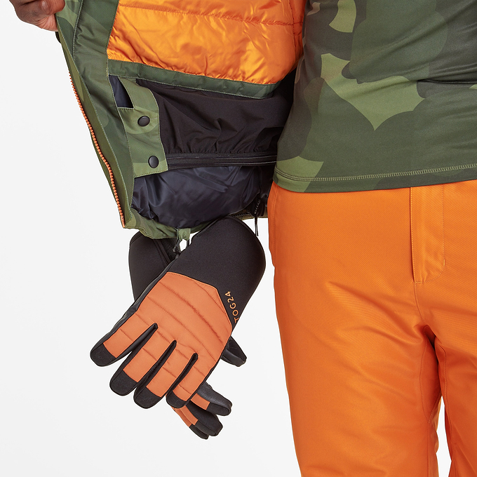 Palisade Mens Ski Jacket - Khaki Pixel Camo