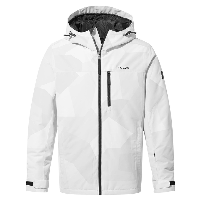 Palisade Mens Ski Jacket - Light Grey Camo