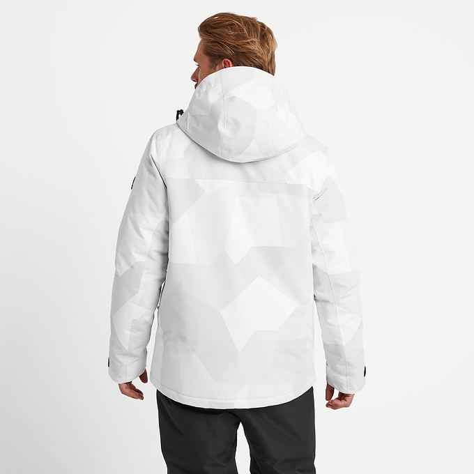 Palisade Mens Ski Jacket - Light Grey Camo