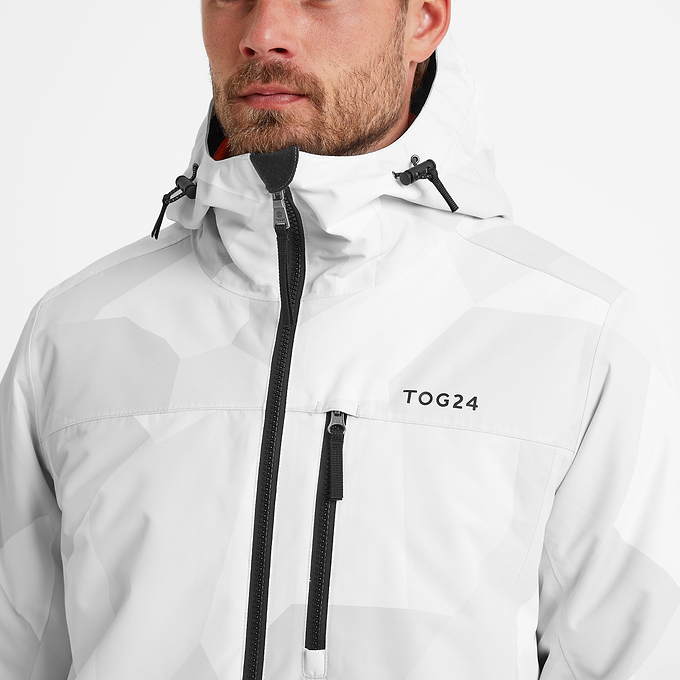 Palisade Mens Ski Jacket - Light Grey Camo