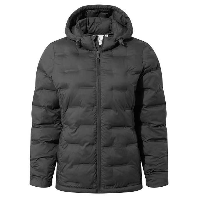 Palmer Womens Padded Jacket - Washed Black