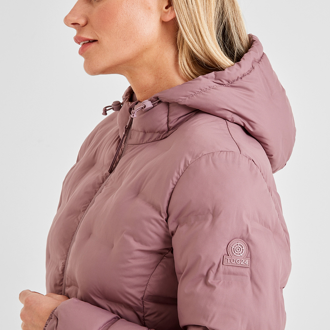 Palmer Womens Padded Jacket - Mauve