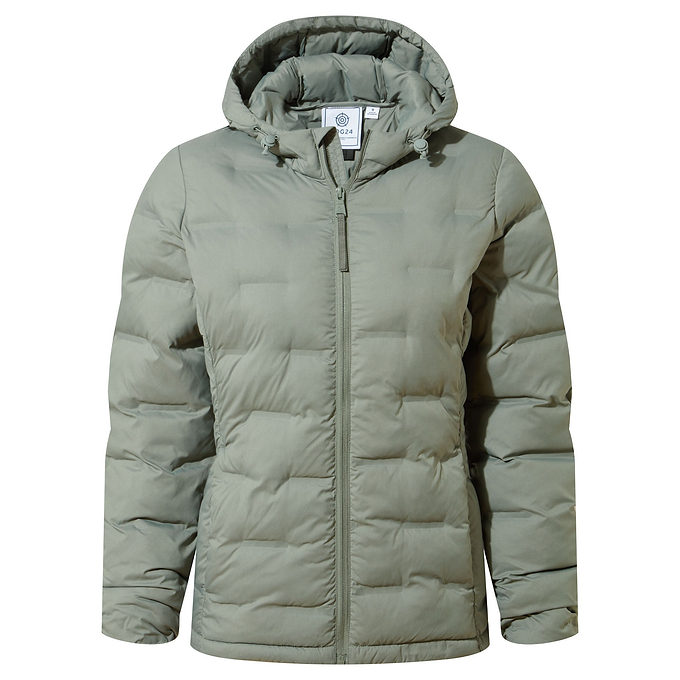 Palmer Womens Padded Jacket - Faded Khaki