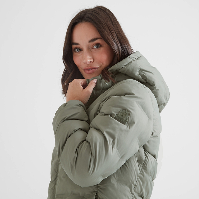 Palmer Womens Padded Jacket - Faded Khaki