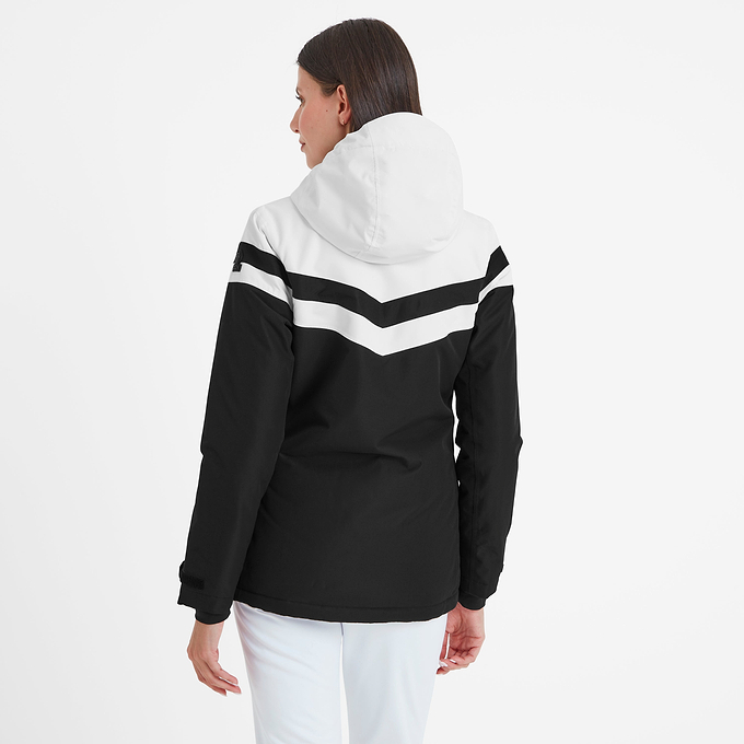 Panorama Womens Ski Jacket - Black/Optic White