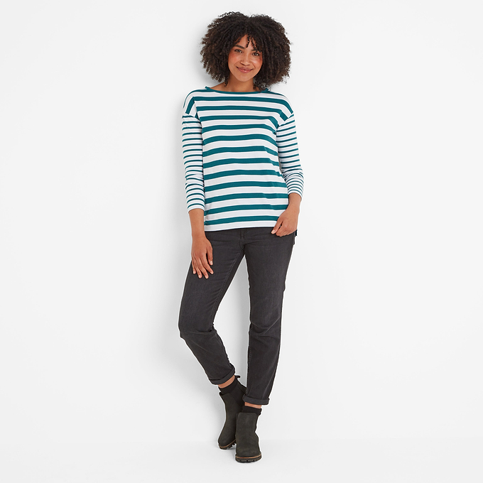 Pippa Womens Long Sleeve T-Shirt - Deep Teal