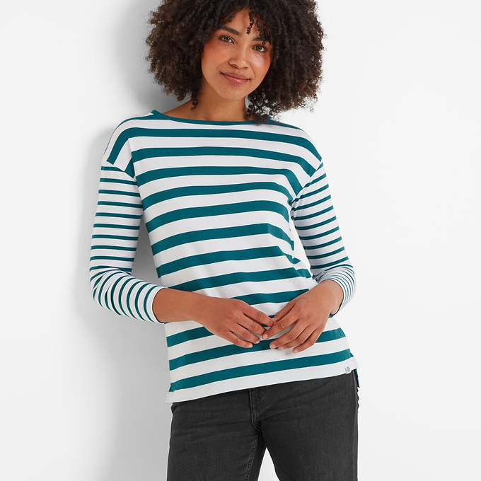 Pippa Womens Long Sleeve T-Shirt - Deep Teal