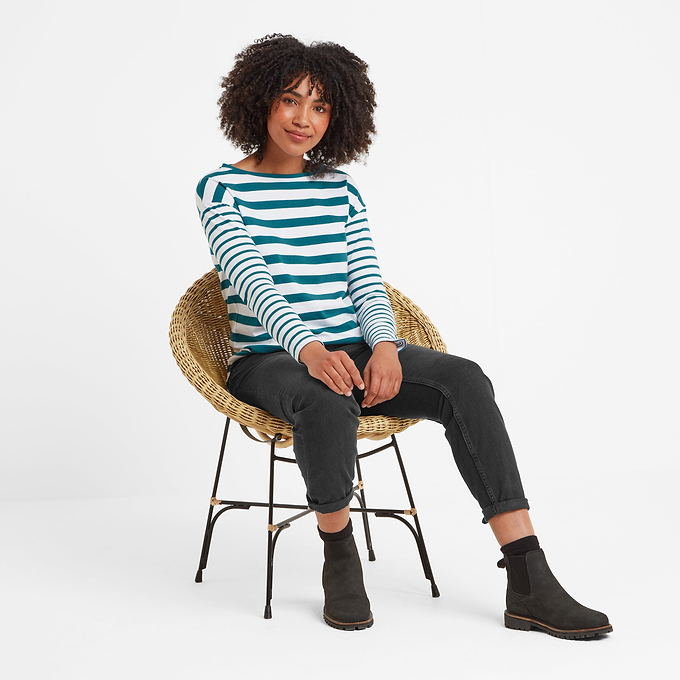 Pippa Womens Long Sleeve T-Shirt - Deep Teal