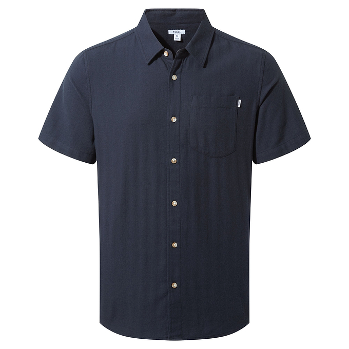 Preston Mens Shirt - Dark Indigo