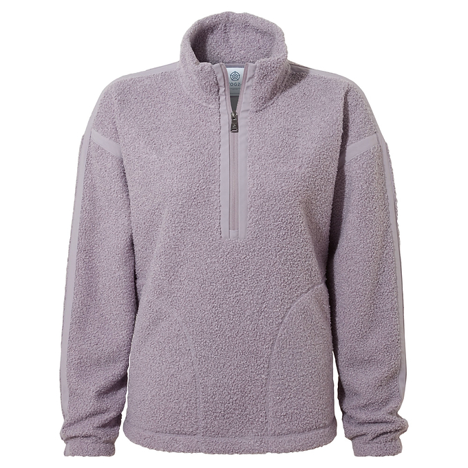 Priya Womens Sherpa Fleece - Lavender Grey