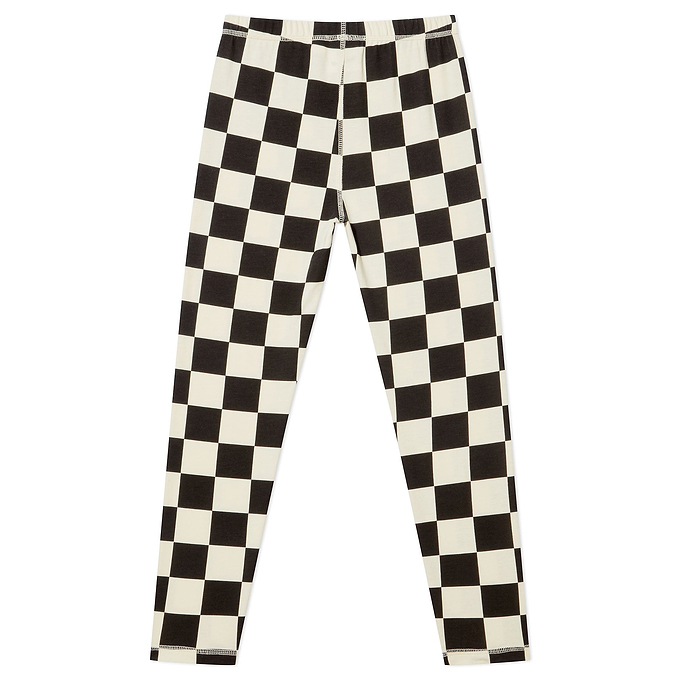 Racka Kids Shaun the Sheep Legging - Black Woolly Checkerboard