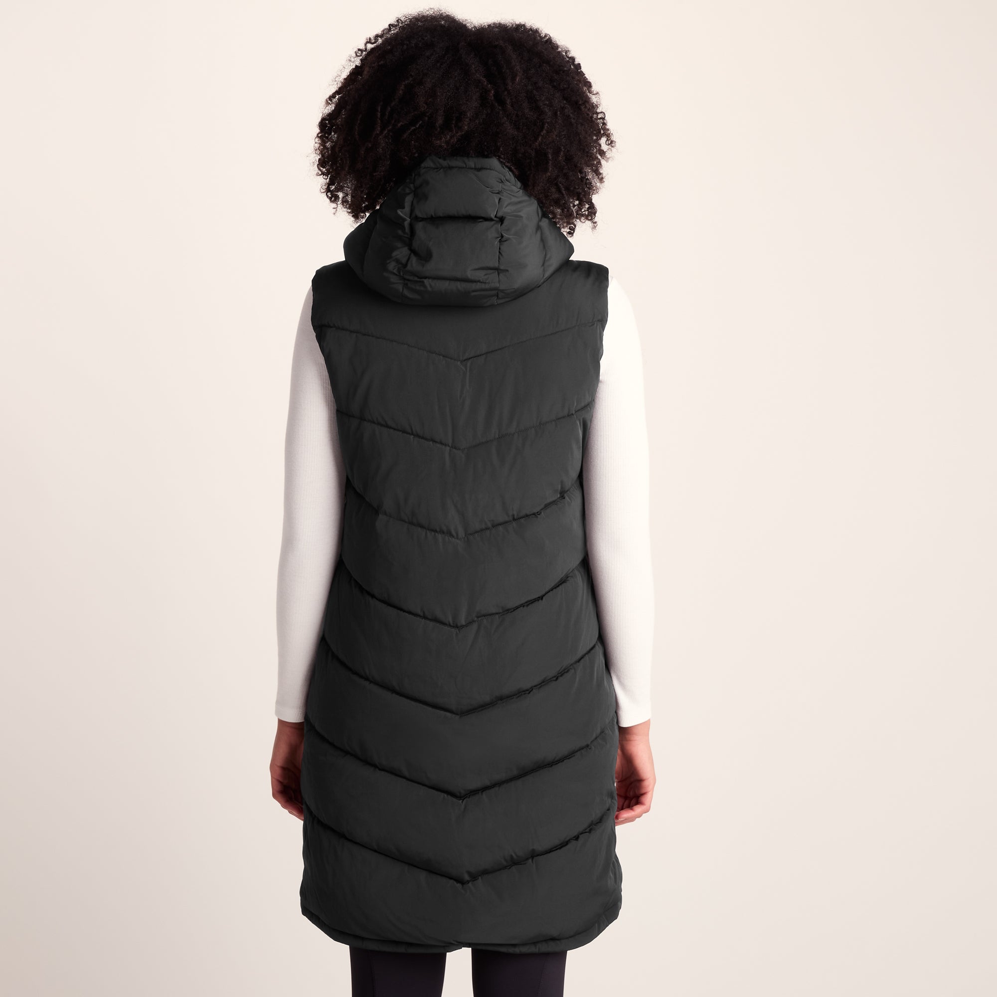 Ranskill Women's Washed Black Quilted Gilet | TOG24