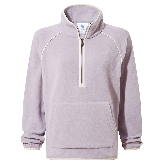 Rawson Womens Fleece Zip Neck - Lavender Grey