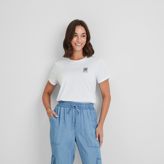 Respect Womens T-Shirt - Optic White