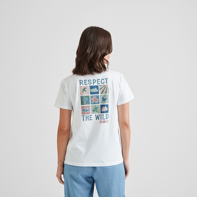 Respect Womens T-Shirt - Optic White