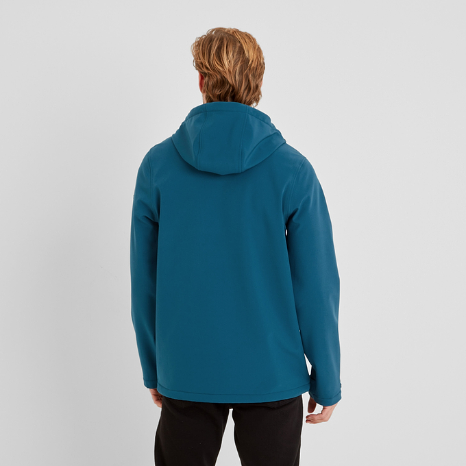 Retner Mens Softshell Hooded Jacket - Marine Blue