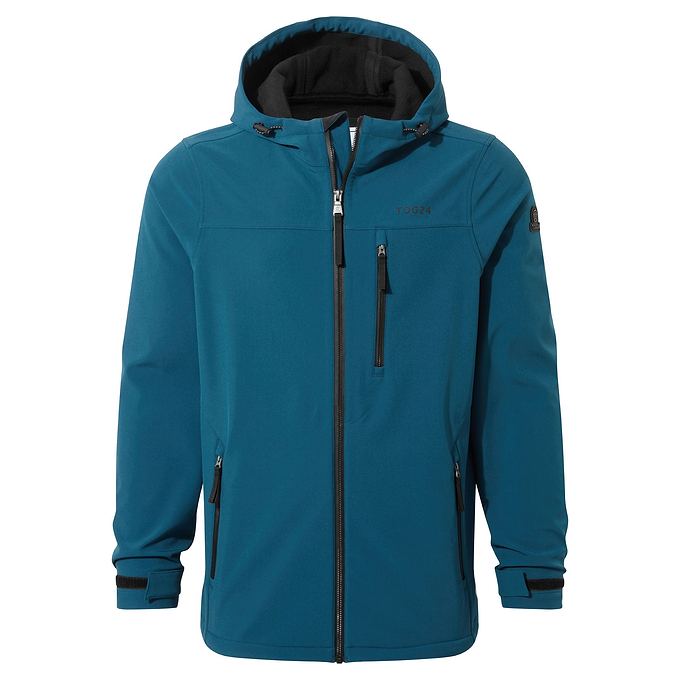 Retner Mens Softshell Hooded Jacket - Marine Blue