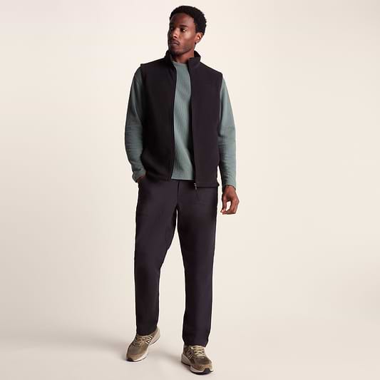 Revive Mens Fleece Gilet - Black