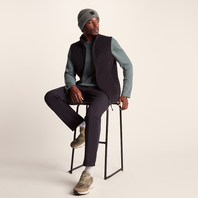 Revive Mens Fleece Gilet - Black