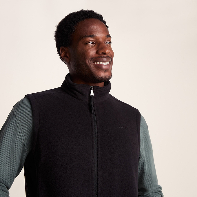 Revive Mens Fleece Gilet - Black