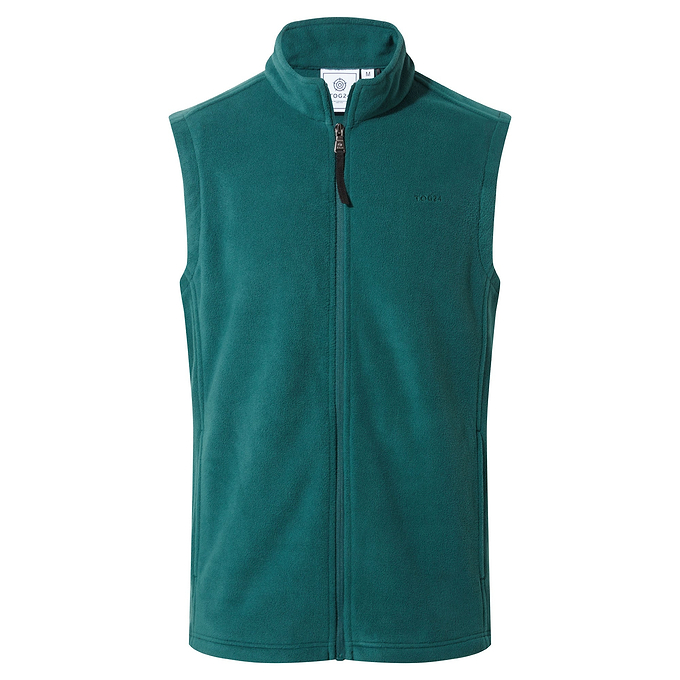 Revive Mens Fleece Gilet - Dark Turquoise