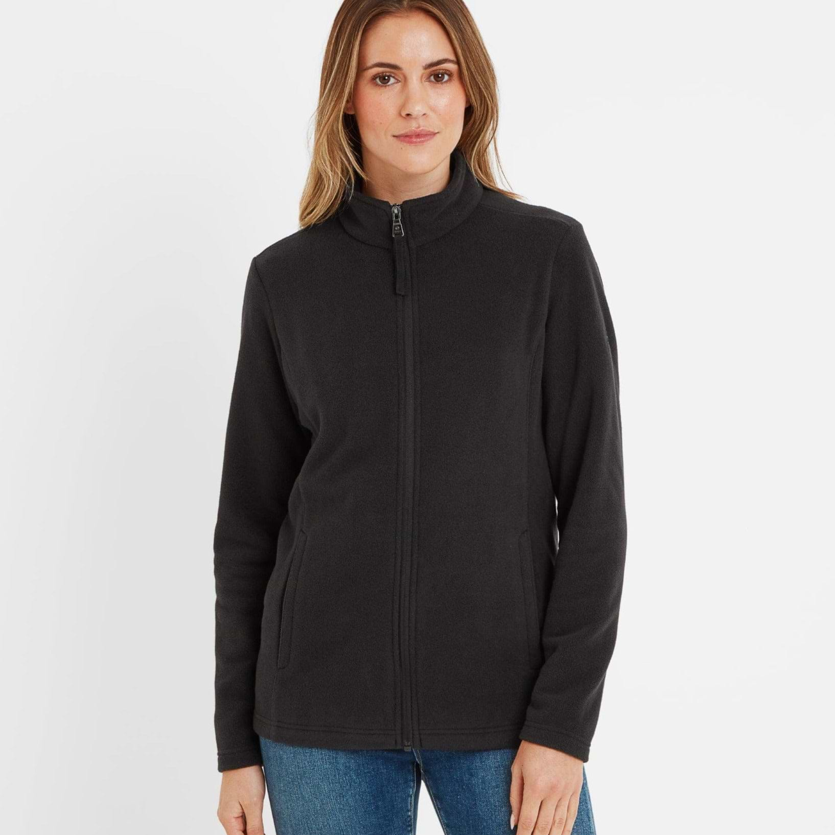 Womens fleece jacket no hood sale