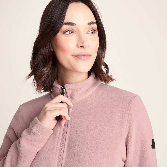 Revive Womens Fleece Jacket - Faded Pink