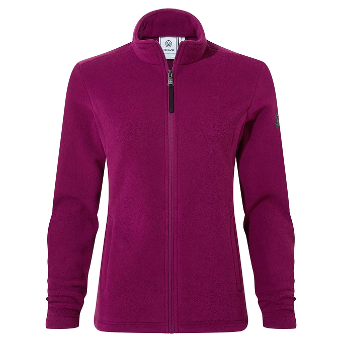 Revive Womens Fleece Jacket - Purple Berry