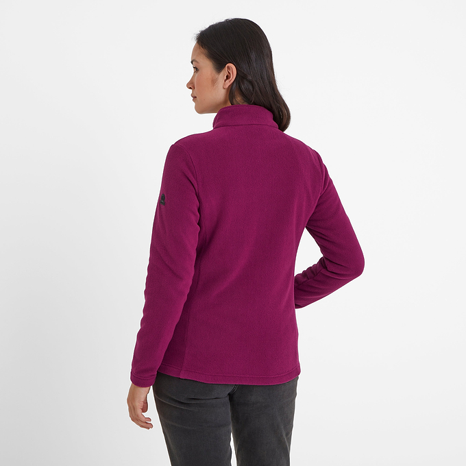 Revive Womens Fleece Jacket - Purple Berry