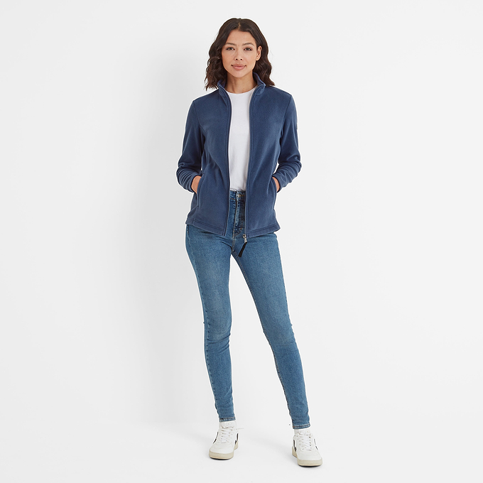 Revive Womens Fleece Jacket -Blue Stone