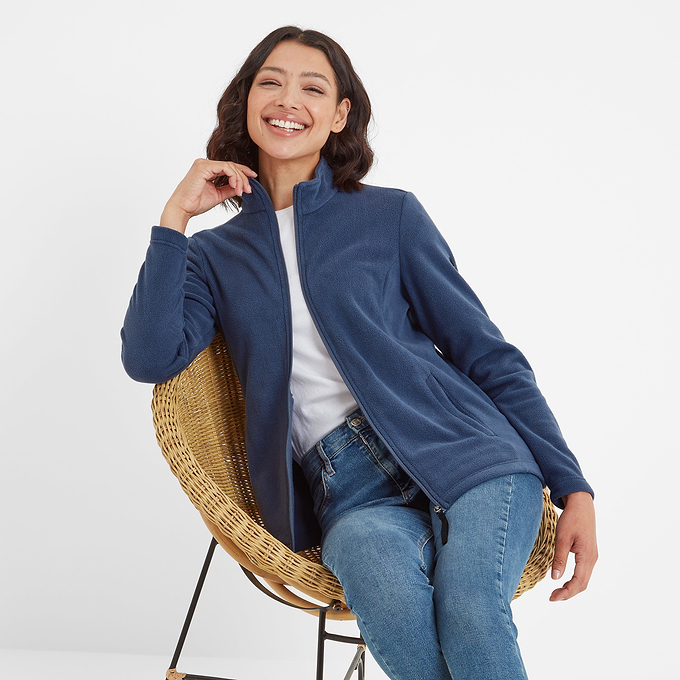 Revive Womens Fleece Jacket -Blue Stone