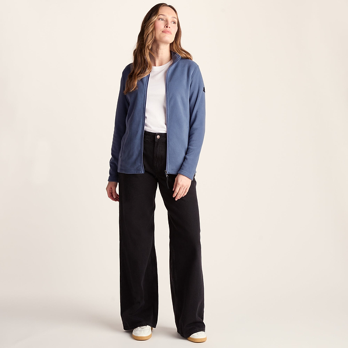 Revive Womens Fleece Jacket - Smokey Blue