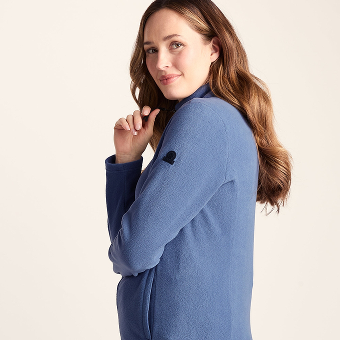 Revive Womens Fleece Jacket - Smokey Blue
