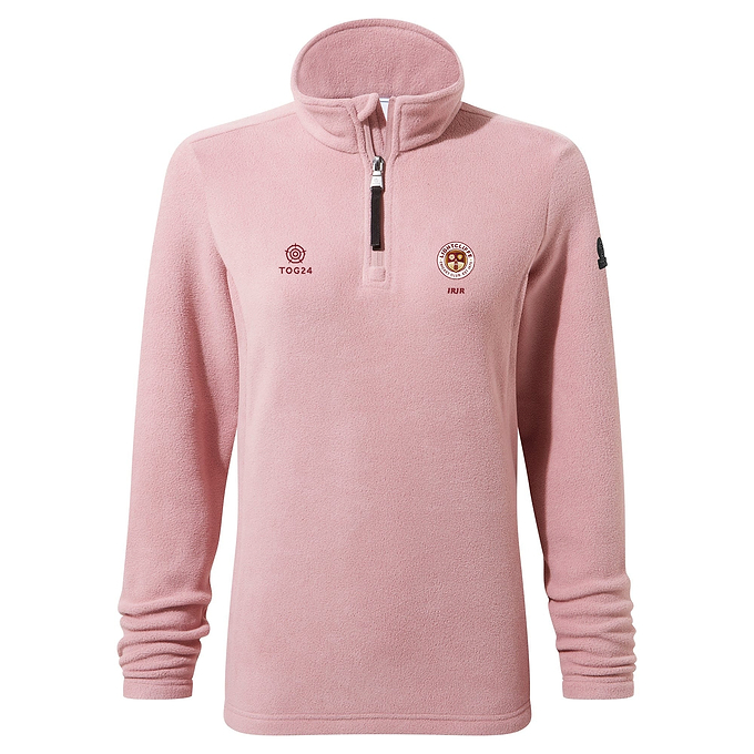 Lightcliffe CC Womens - Revive Quarter Zip Fleece Faded Pink