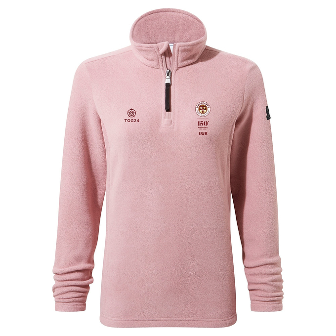 Lightcliffe CC Womens - Revive Quarter Zip Fleece Faded Pink