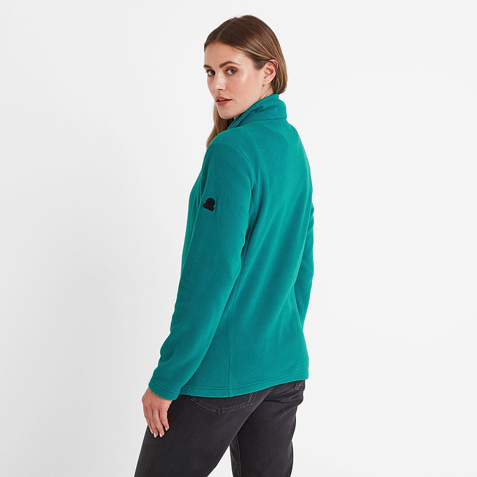 Revive Womens Quarter Zip Fleece - Teal