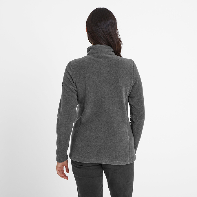 Revive Womens Quarter Zip Fleece - Grey Marl